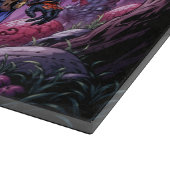 脳を配るハロウィーンゾンビのトリックまたは治療 カッティングボード (角)