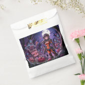 脳を配るハロウィーンゾンビのトリックまたは治療 フェイバーバッグ (封をした状態)