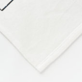 脳インフォグラフィック フリースブランケット (角)