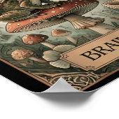 脳カエルタロットカード線維筋痛症状待ち ポスター (角)