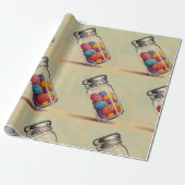 脳カラフルのコンディション ラッピングペーパー (アンロールド)