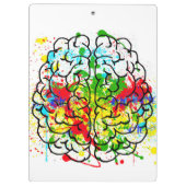 脳カラフルクリップボード クリップボード (裏面)