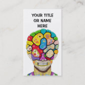 脳カラフルパズル 名刺 (正面)