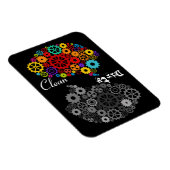 脳ギアクリーン汚れフレキシブル磁石 マグネット (右側)