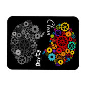 脳ギアクリーン汚れフレキシブル磁石 マグネット (横)