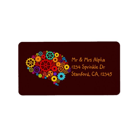 脳ギアラベル ラベル (正面)