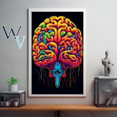 脳サイケデリック術 ポスター