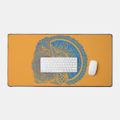 脳スカル デスクマット (キーボード&マウス)