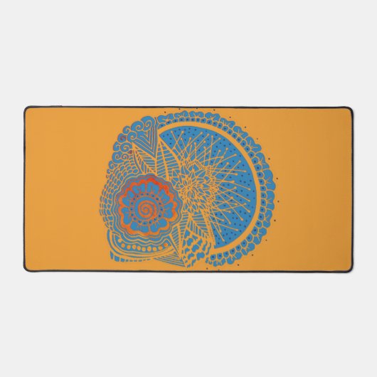 脳スカル デスクマット (正面)