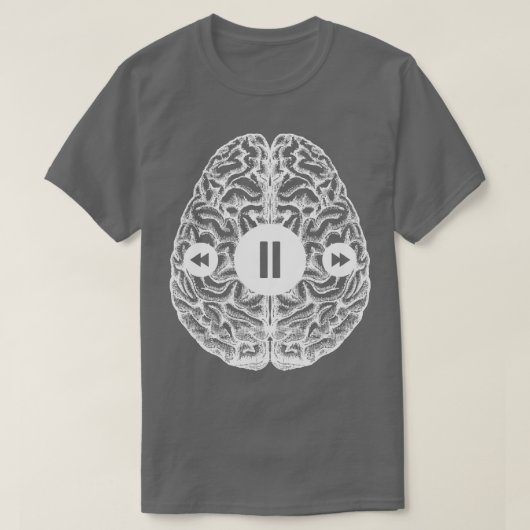 脳ストップ心理ADHD by Tobe Fonseca Tシャツ (デザイン正面)