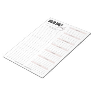 脳ダンプ |毎週の赤面 ノートパッド