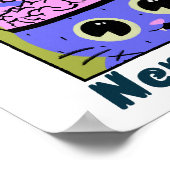 脳デザイン ポスター (角)