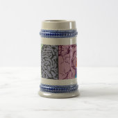 脳ハートバランス感情 ビールジョッキ (中央)