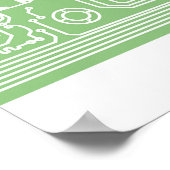 脳ハートバランス感情 ポスター (角)