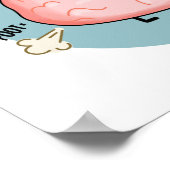 脳ファルトおもしろい解剖学パン ポスター (角)