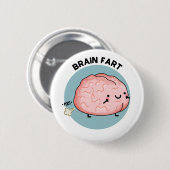 脳ファルトおもしろい解剖学Brain Pun 缶バッジ (正面&裏面)