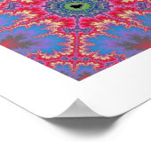 脳ファルトの豊かなタペストリー ポスター (角)