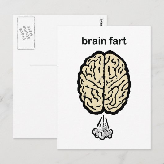 脳ファルト ポストカード (正面/裏面)