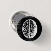 脳ボタン 缶バッジ (正面&裏面)