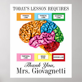 脳ユーモア先生ポスター ポスター