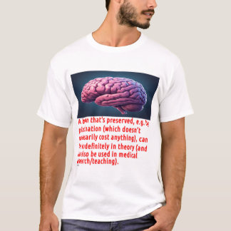 脳保存のメッセージ (漫画) Tシャツ