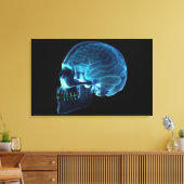 脳内のX線スカル キャンバスプリント (インサイチュ (リビング))