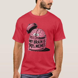 脳内は90%ミーム ギフト Tシャツ