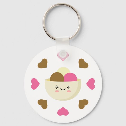 脳凍結 キーホルダー (正面)