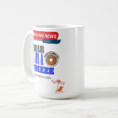 脳凍結 コーヒーマグカップ (正面左)