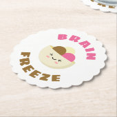 脳凍結 ペーパーコースター (アングル)