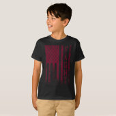 脳動脈瘤と闘う認識度 Tシャツ (正面フル)