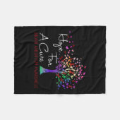 脳動脈瘤の認識度のリボンを治療するために フリースブランケット (正面(横))