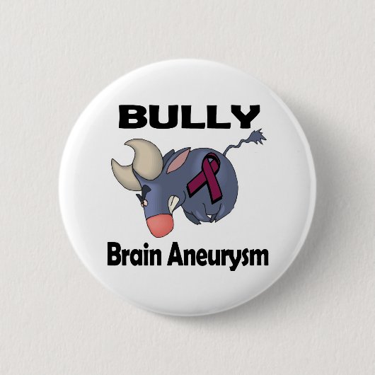 脳動脈瘤のBULLy 缶バッジ (正面)
