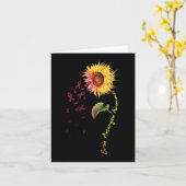 脳動脈瘤認識度ひまわり1 カード (黄色い花)