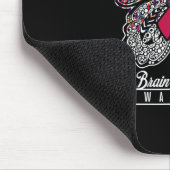 脳動脈瘤認識度バタフライ愛好家ギフト マウスパッド (コーナー)