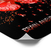 脳動脈瘤認識度リボン ポスター (角)