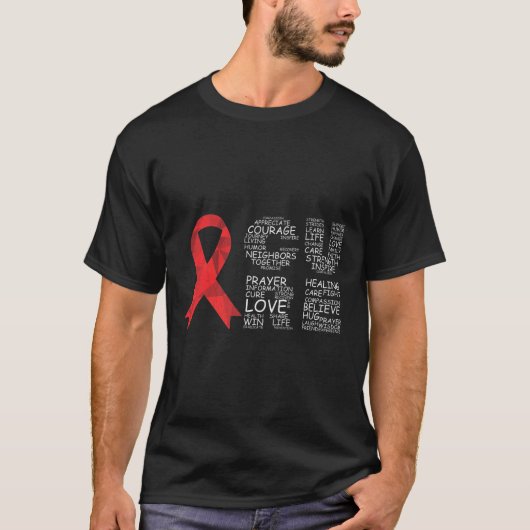 脳動脈瘤認識度手術支援グラフ Tシャツ (正面)