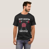 脳動脈瘤認識度生存者贈与 Tシャツ (正面フル)