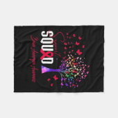 脳動脈瘤認識度 フリースブランケット (正面(横))