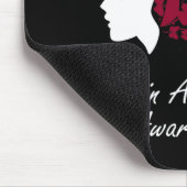 脳動脈瘤認識度 – 女性蝶ヘア マウスパッド (コーナー)