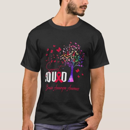 脳動脈瘤認識度 Tシャツ (正面)
