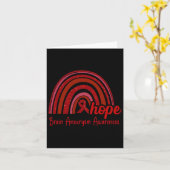 脳動脈瘤 認識 希望 レインボー カード (黄色い花)