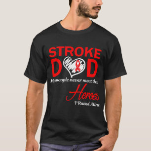 脳卒中パパIが鉱山を隆起 Tシャツ