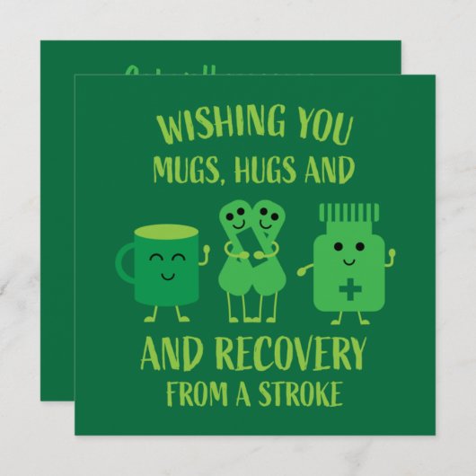 脳卒中回復が良いギフトを得る (正面/裏面)