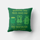 脳卒中回復が良いギフトを得る クッション (裏面)