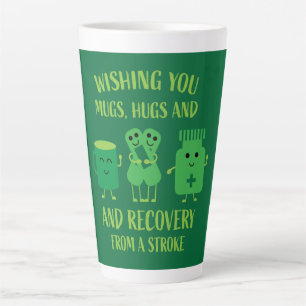 脳卒中回復は、すぐにギフト大きなコーヒーMを取得 カフェラテマグ