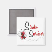 脳卒中生存型バタフライシリーズ2 マグネット (正面/裏面)