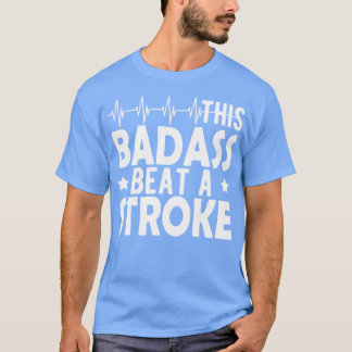 脳卒中生存者このビートは脳卒中w tシャツ