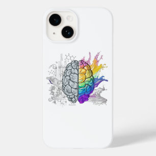 脳向離れき右脳クリエイティブアートワーク Case-Mate iPhone 14ケース