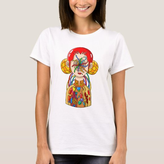 脳回路。 Tシャツ (正面)